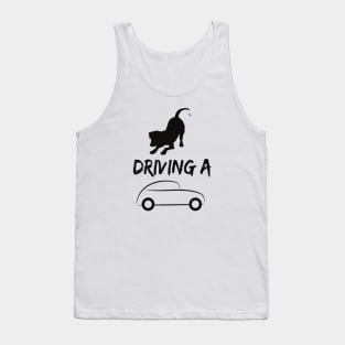 Dog Driving a Car Tank Top